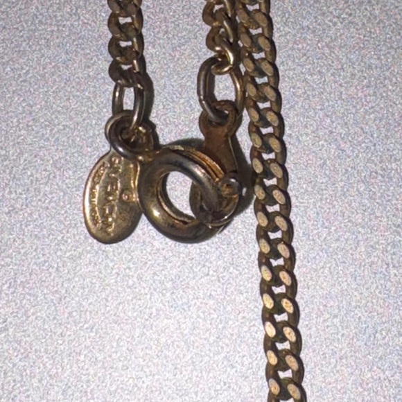 vintage 1979 Givenchy gold-plated necklace with a double G logo pendant - Picture 4 of 5